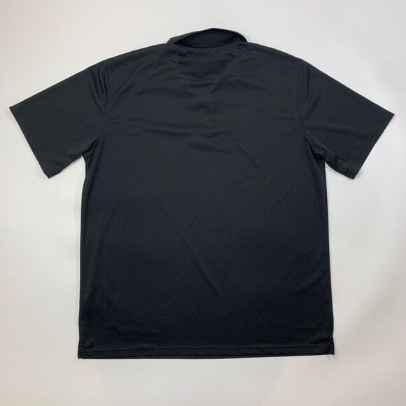 TopGolf Polo Shirt Mens XL Extra Large Black Moisture Wick Collared Short Sleeve - Picture 7 of 10